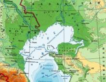 Coordenadas geográficas del lago Caspio latitud y longitud