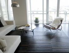 Leather floors for private interiors