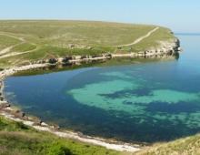 Kipchak bay på kartet over Krim