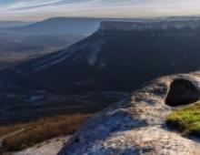 Tepe kermen Montagne della Crimea