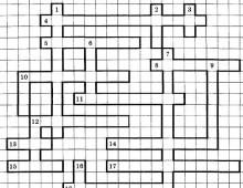 Gymnosperms Crossword on the topic of conifers