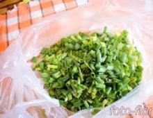 How to freeze green onions